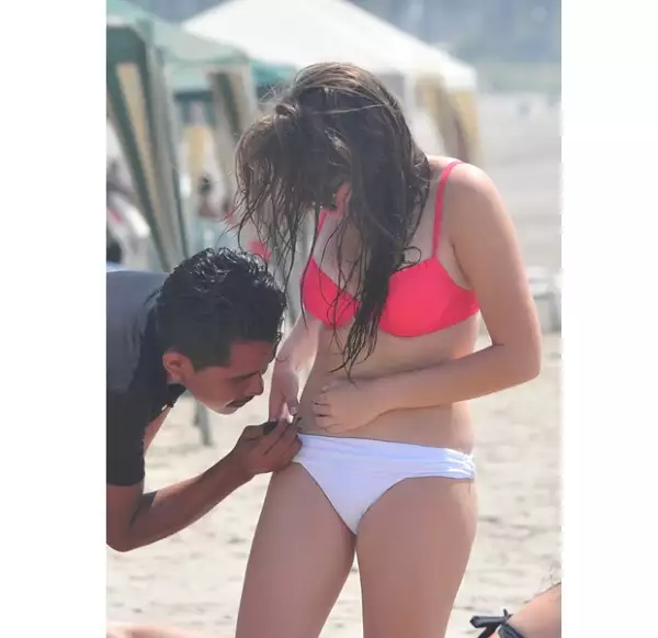 El tatuaje de Sofía no es permanente.