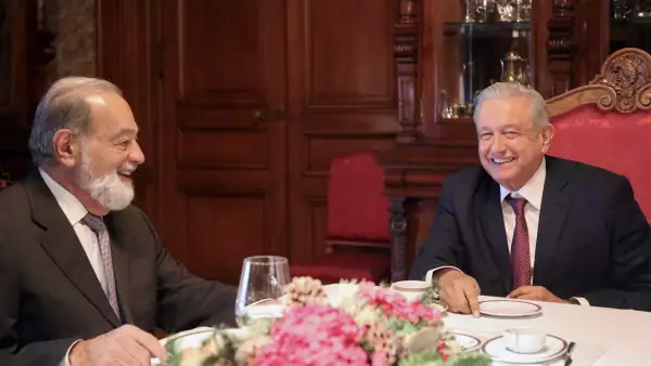 AMLO y Carlos Slim en fotos