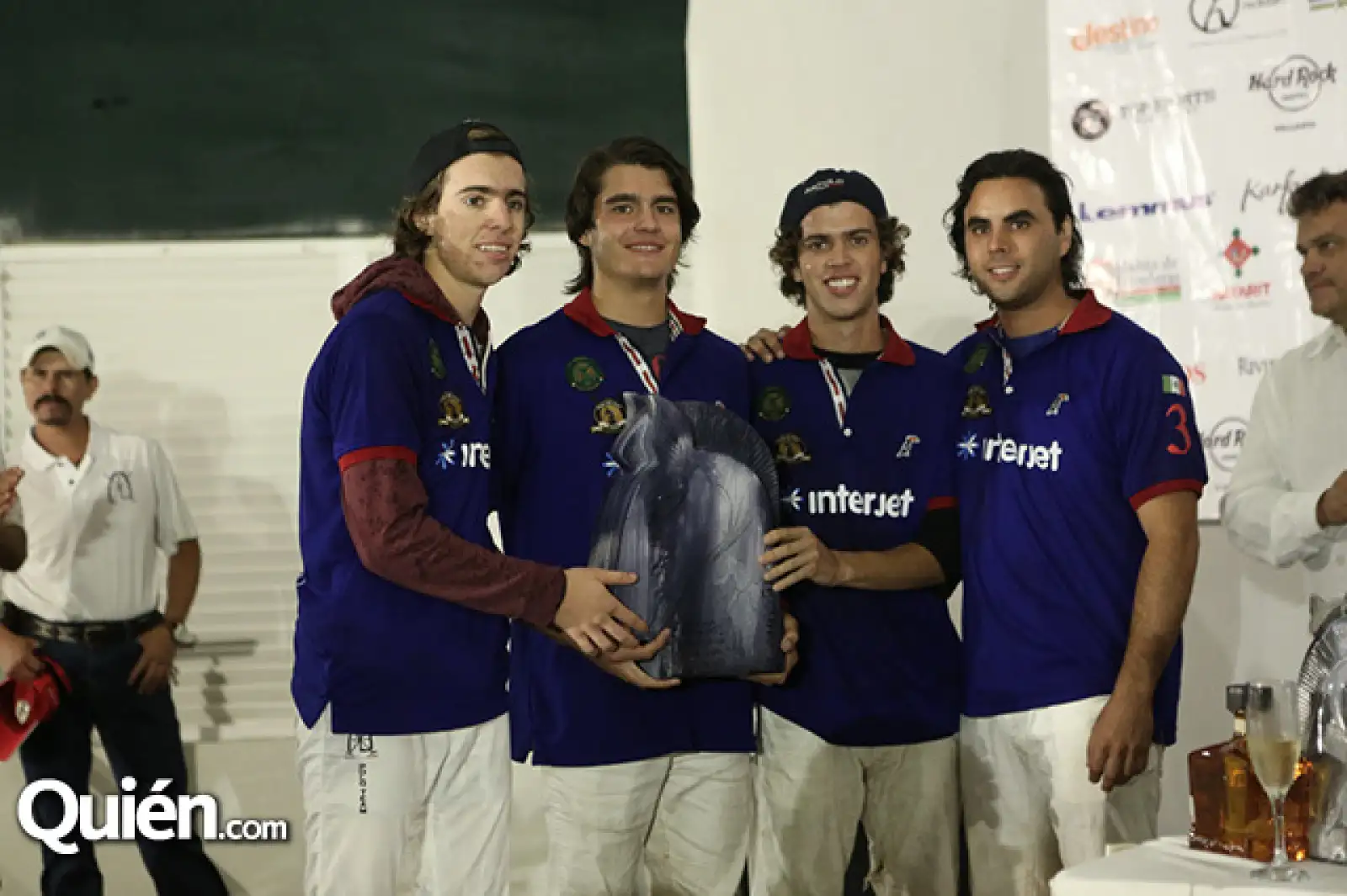 Emiliano Ayala, Rodolfo Ramos, Choncho Ayala y Nacho Cubero