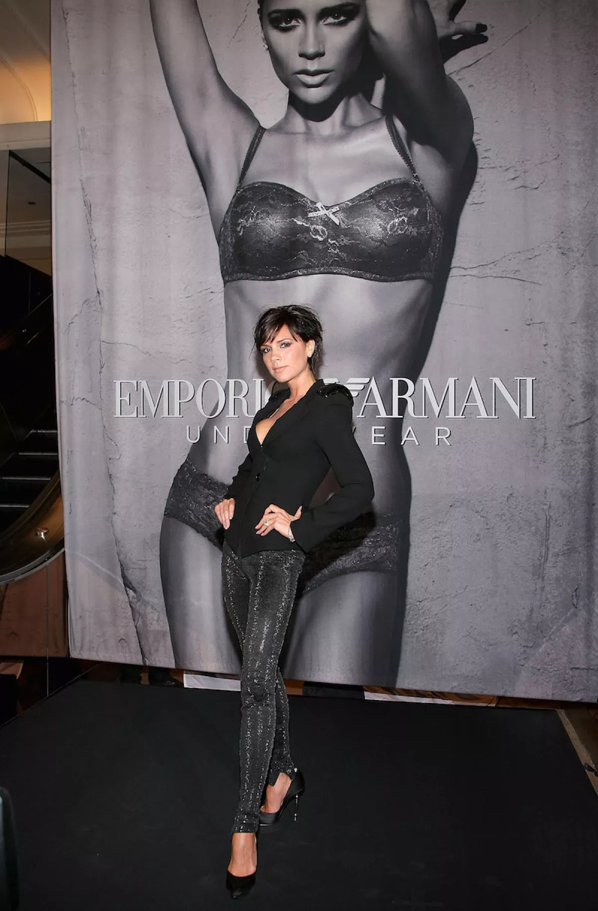 Victoria Beckham Reveals New Emporio Armani Underwear Campaign