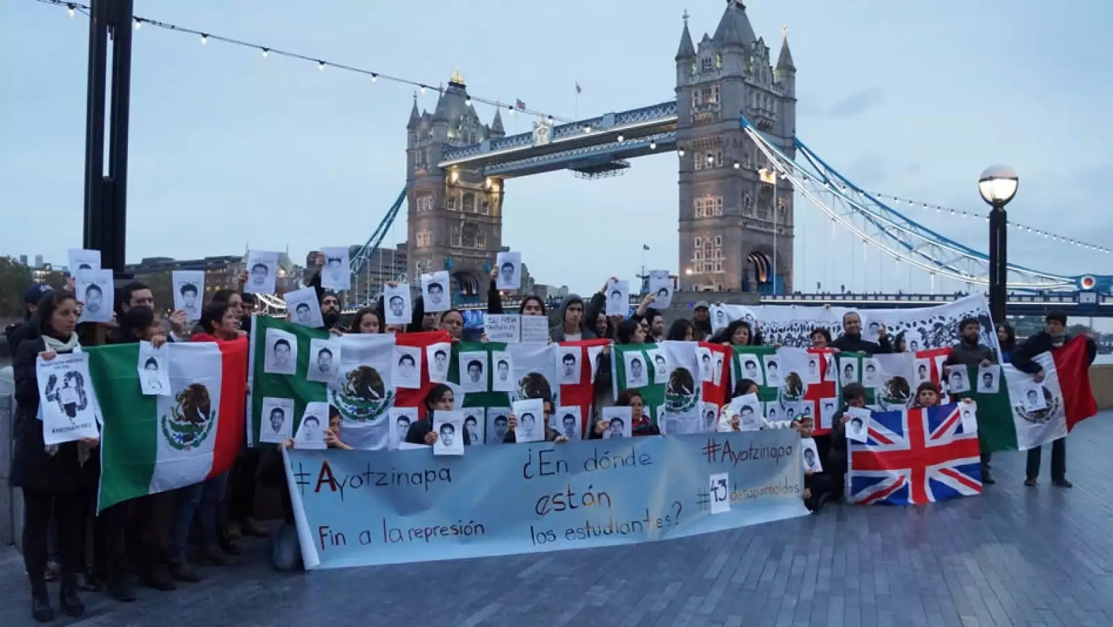 Londres protesta Ayotzinapa