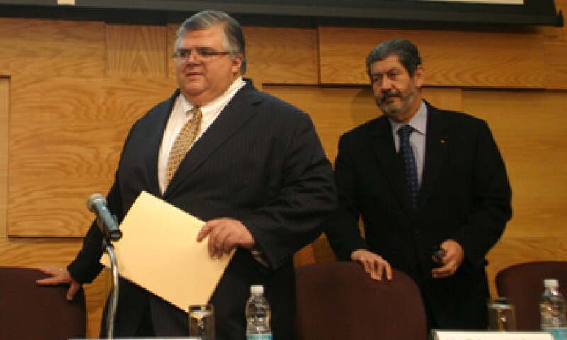 Roberto del Cueto –der- es abogado por la Escuela Libre de Derecho. (Foto: Cuartoscuro )
