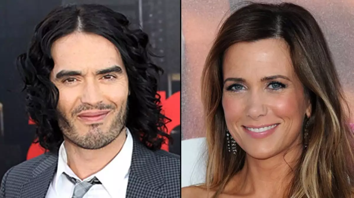 Russel Brand y Kristen Wiig