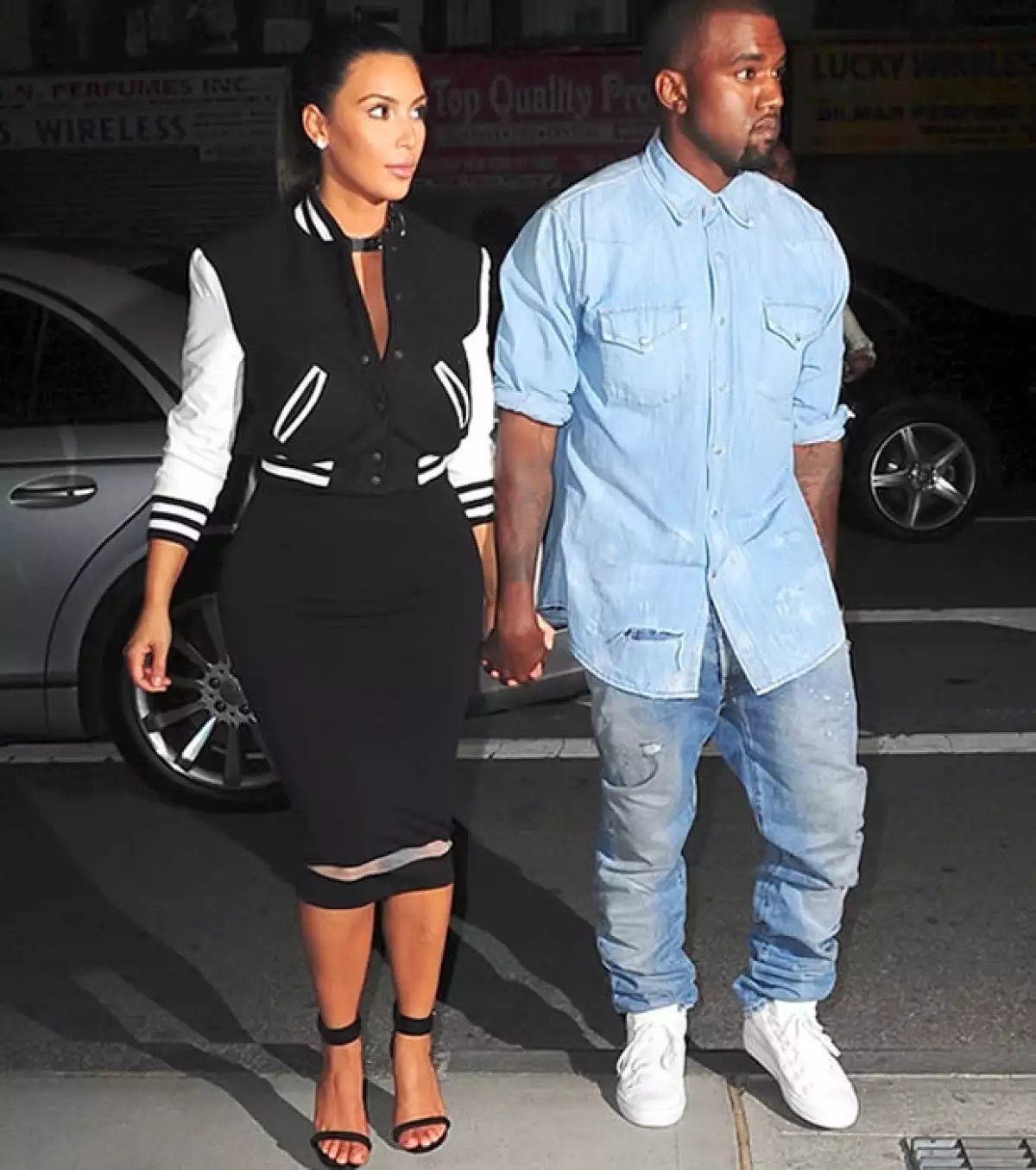 Kim lleva alrededor de seis meses de noviazgo con el cantante de hiphop.