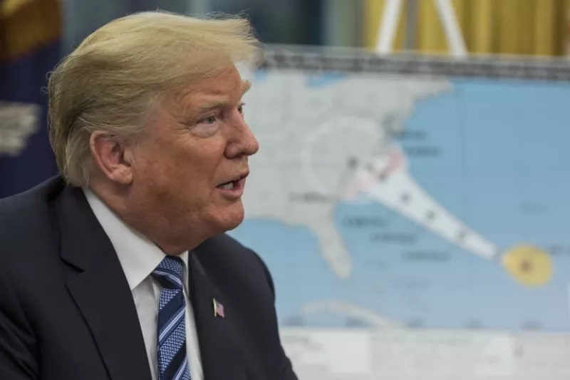 Donald Trump respuesta huracán Florence