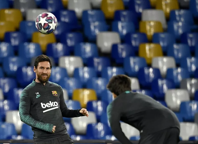 entrenamiento barcelona