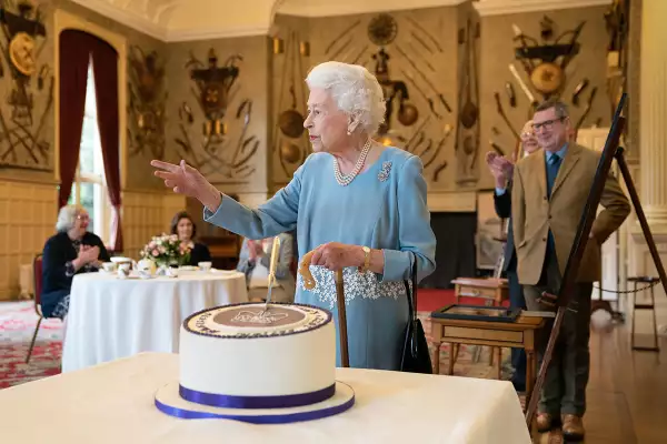 The Queen Hosts A Reception At Sandringham House On The Eve Of Accession Day