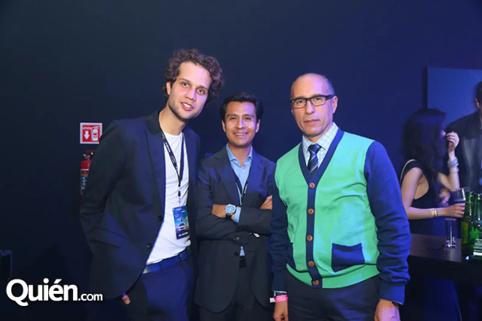 Johan Mergenthaler,Diego Plazas y Saúl Ferráez