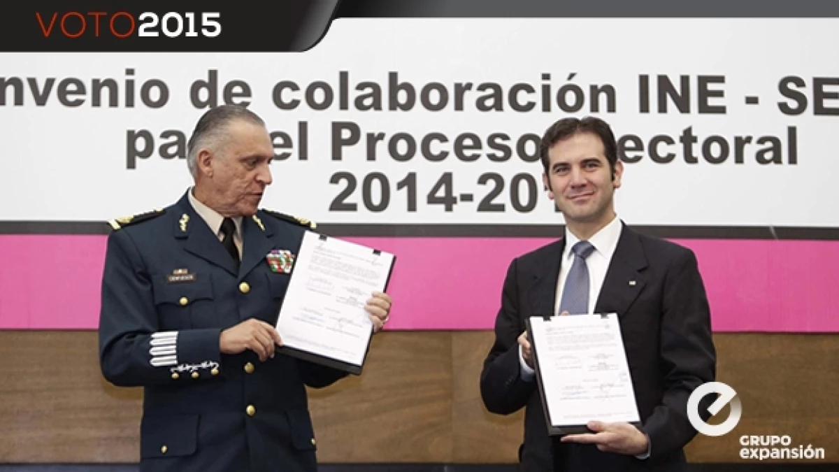 Firma del convenio de colaboración entre el INE y la Sedena