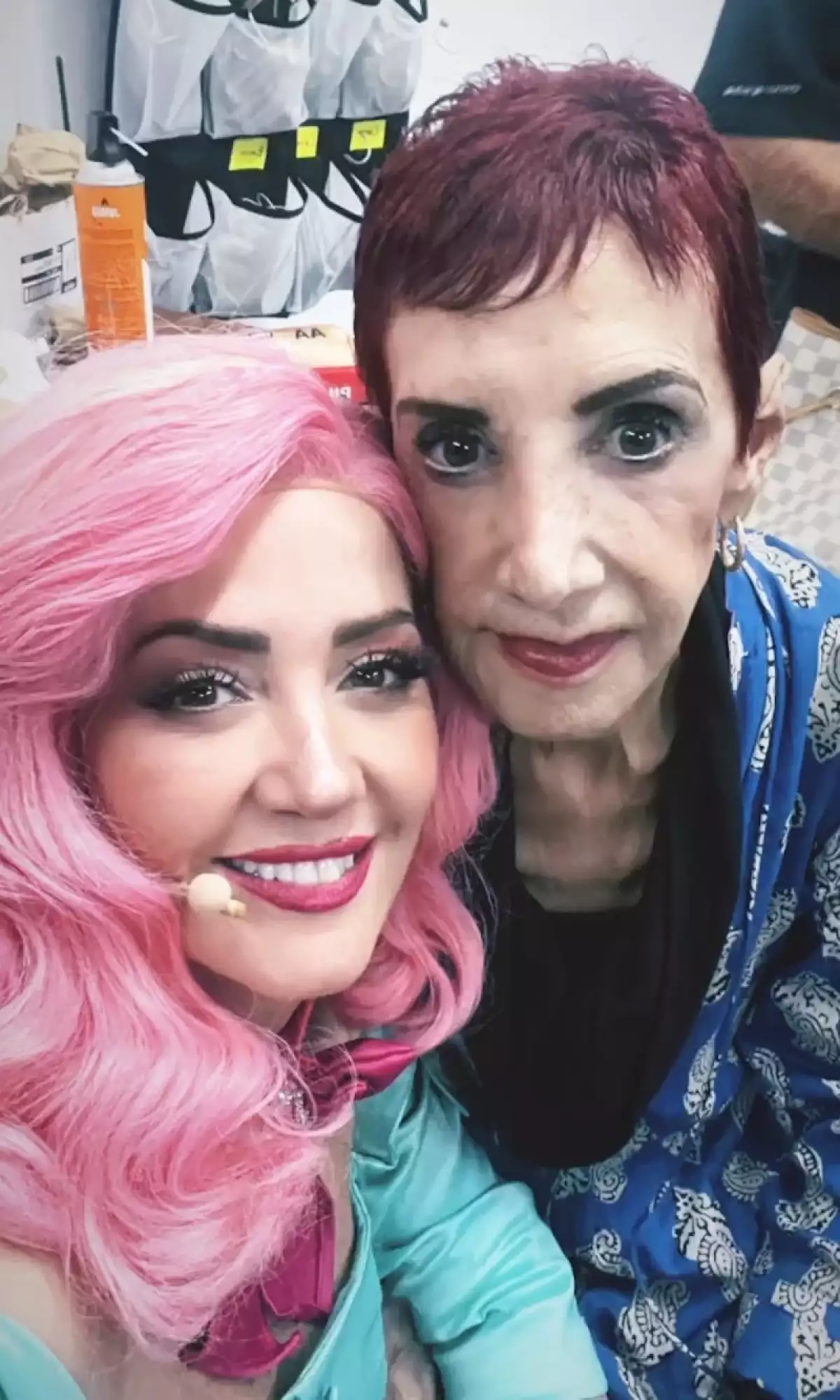 Andrea Legarreta y su mamá Isabel Martínez