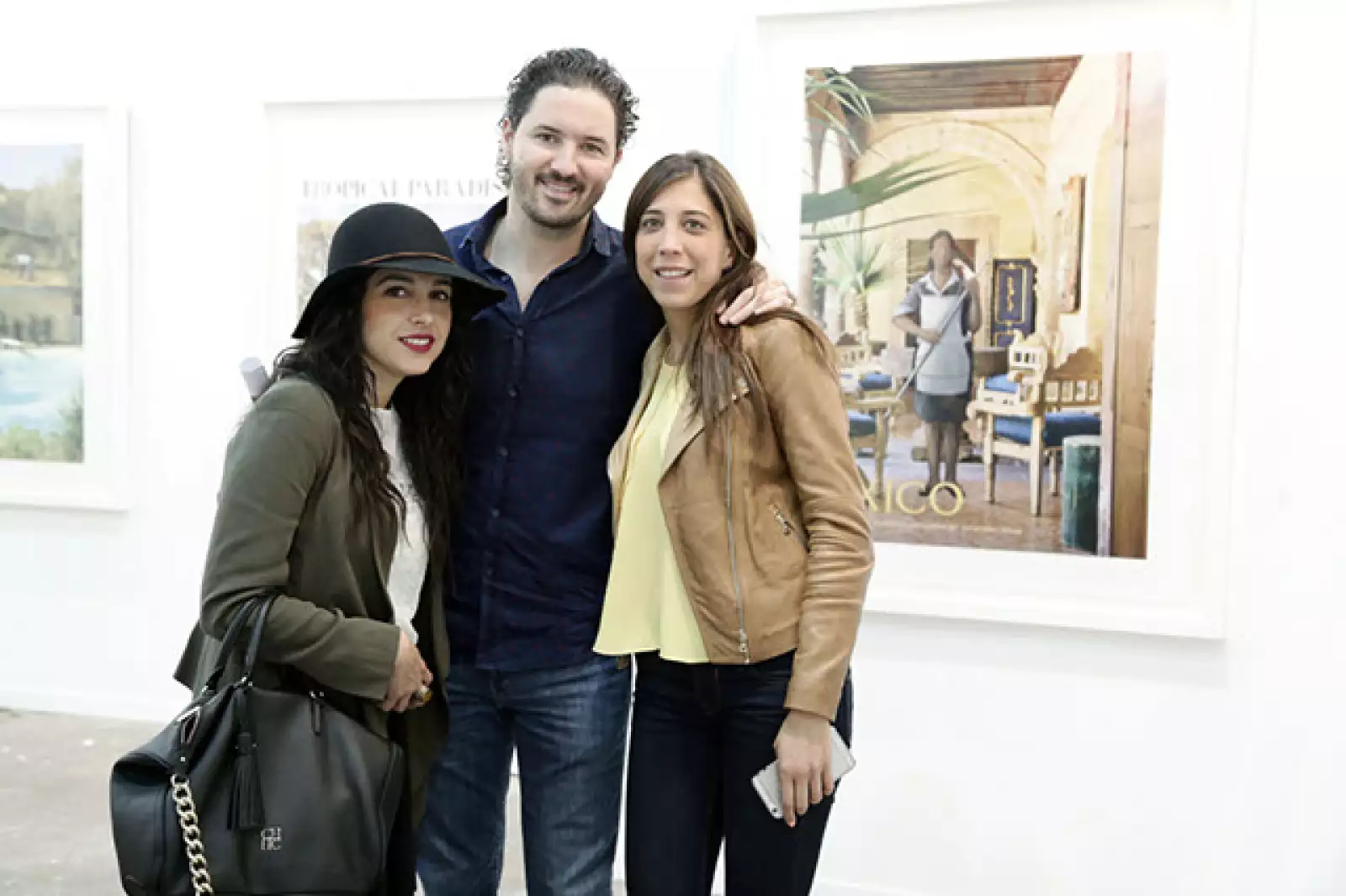 Fernanda Pardo,Ricardo Briseño y Charlotte Curioca