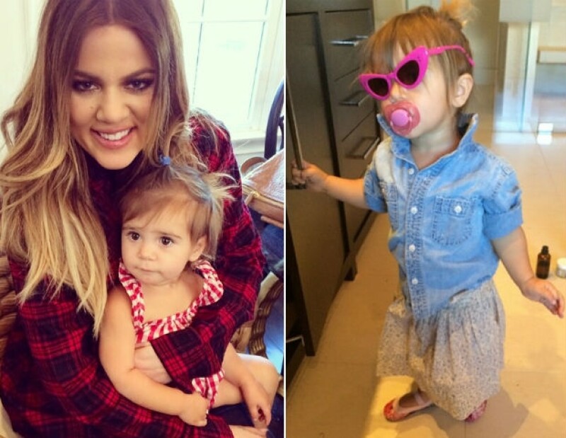 Khloé es una tía consentidora cuando se trata de cuidar a su sobrina.