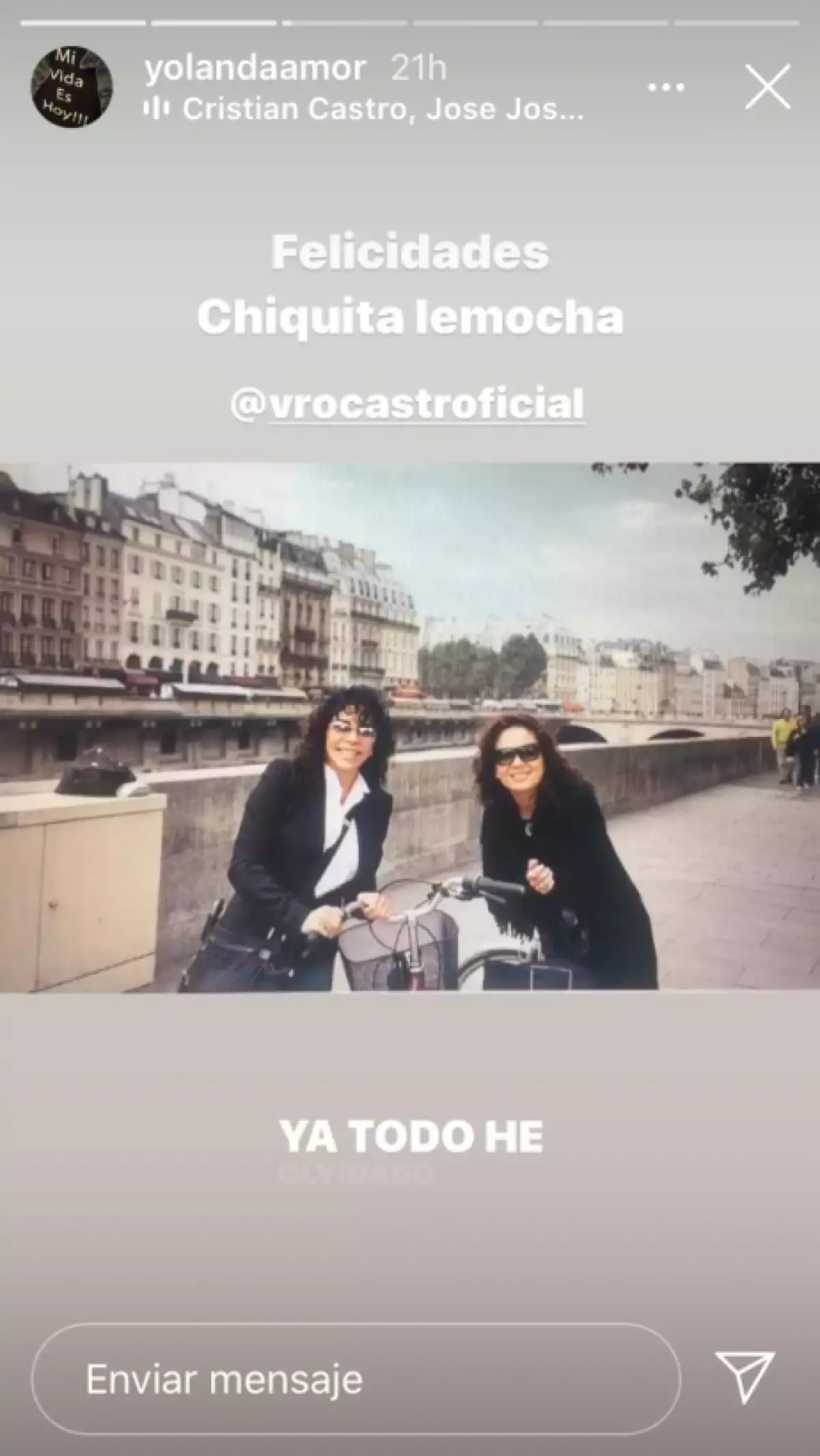 Verónica Castro y Yolanda Andrade