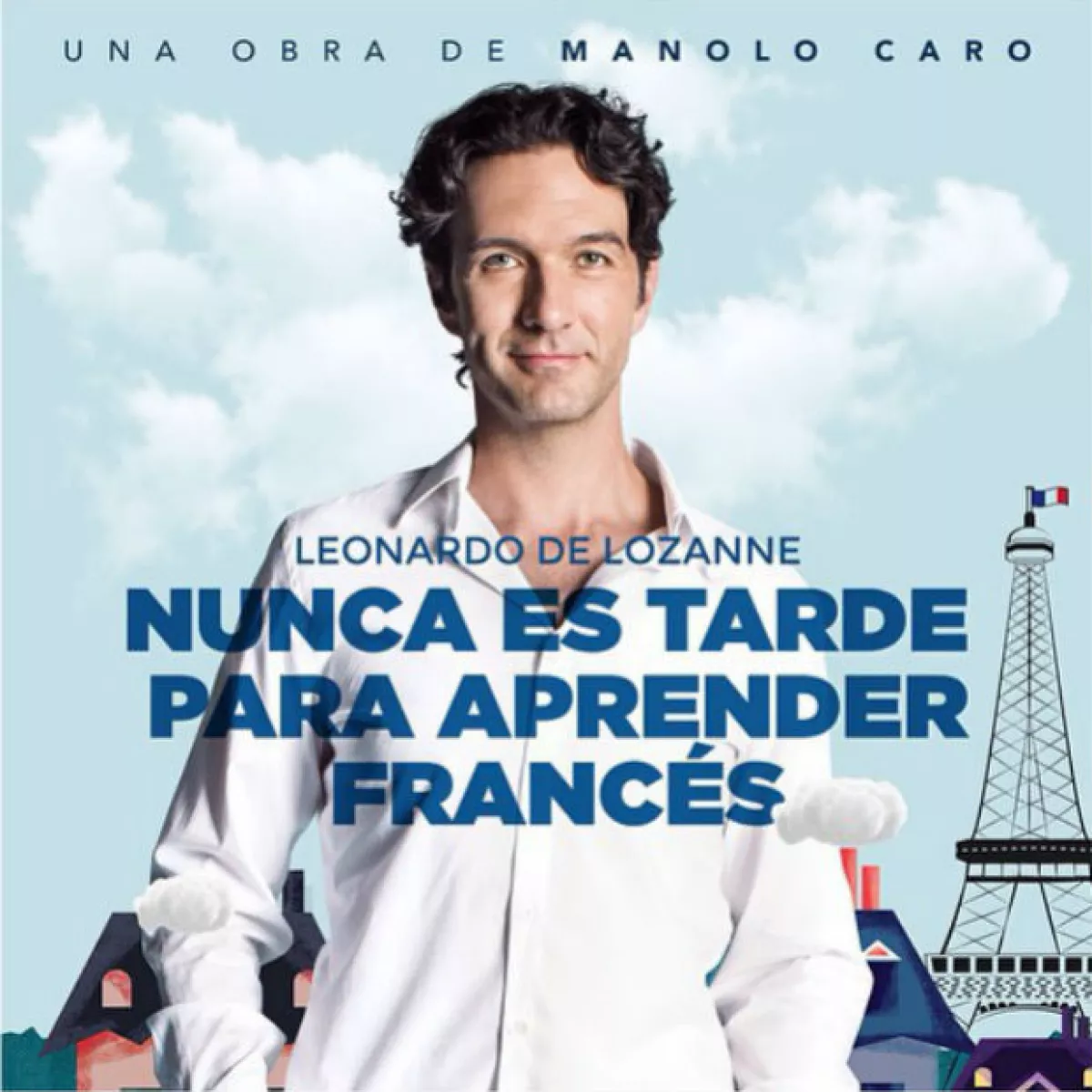 Leonardo de Lozanne debuta en teatro al lado de su esposa.