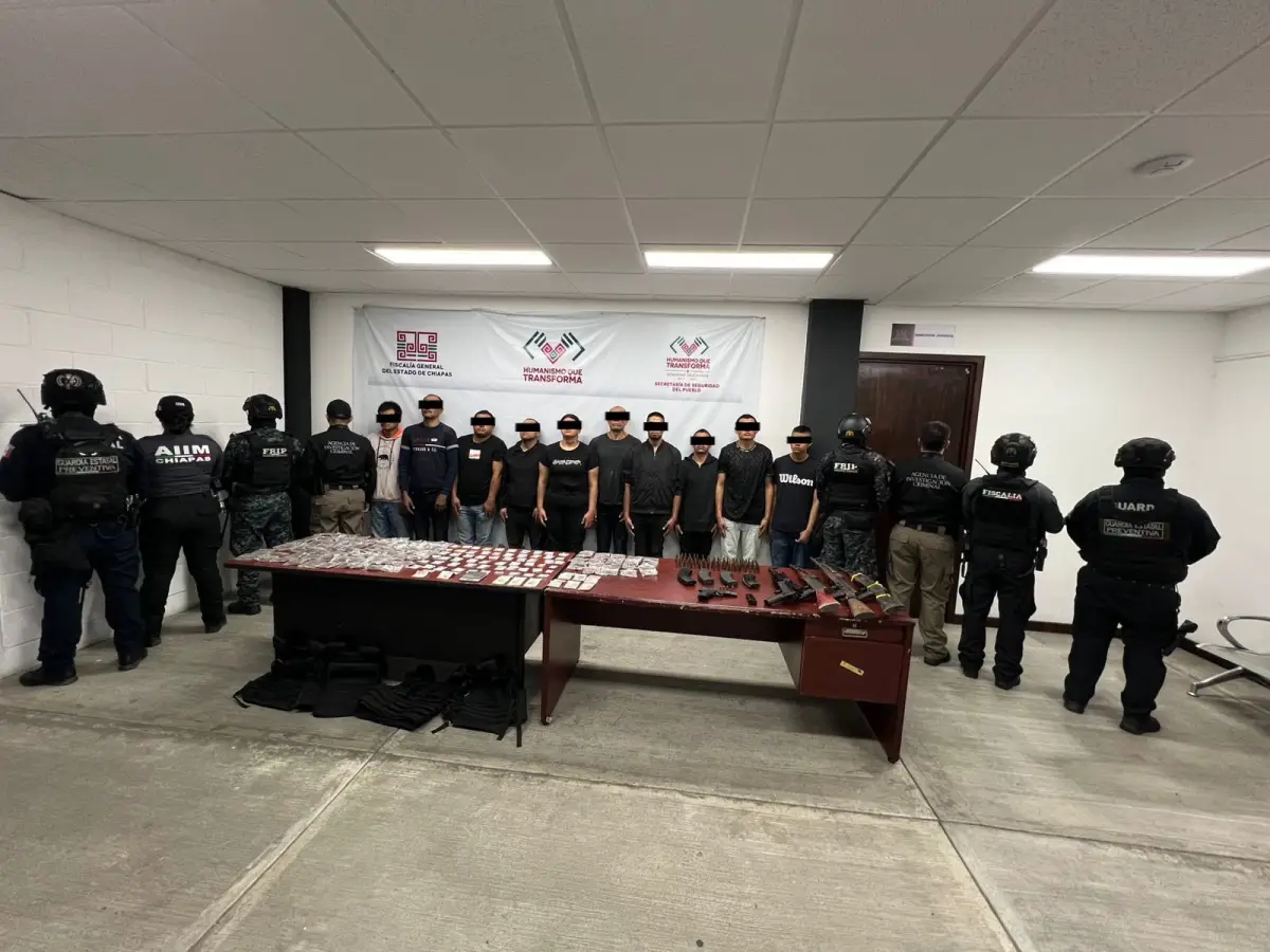 Detenidos en Chiapas