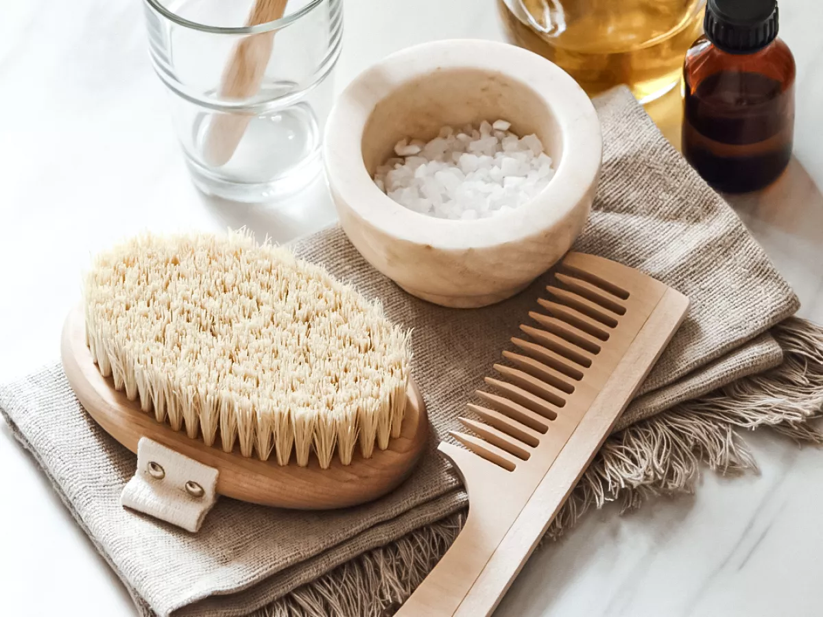 Qué es el dry brushing