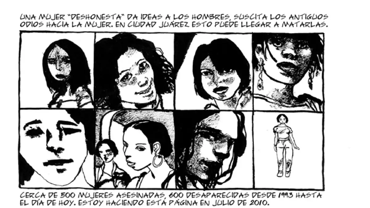 comic Viva la vida. Los sueños en Ciudad Juárez