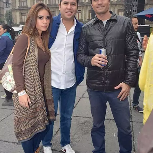 Raquel Garduño,Alberto Cervantes y Diego Díaz.