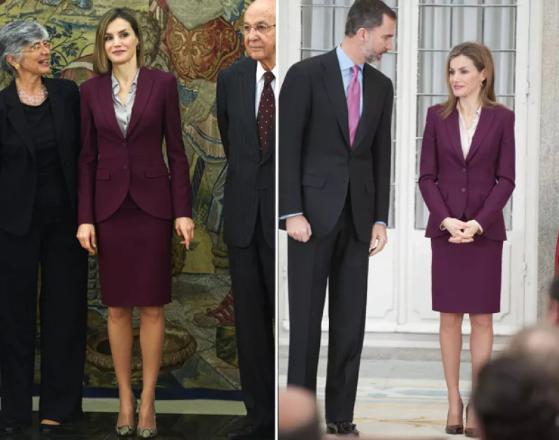 La duquesa de Cambridge y la reina de España lucieron este martes outfits que ya habían lucido anteriormente, demostrando que no se debe tener un extenso guardarropa para lucir bien.