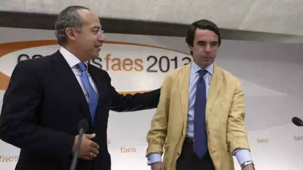 Felipe Calderon y Jose Maria Aznar