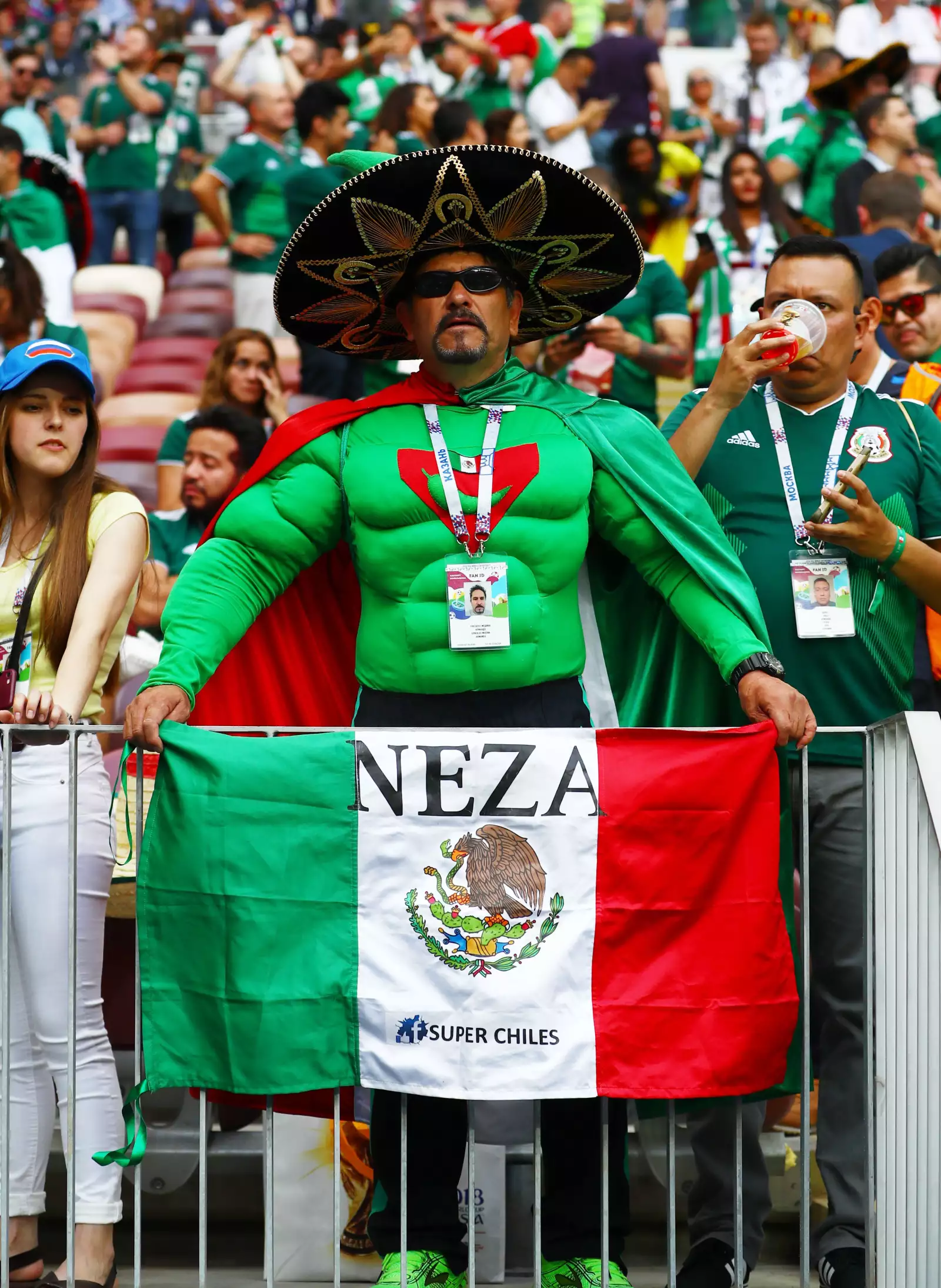 Mexicanos en el Mundial de Rusia2018.