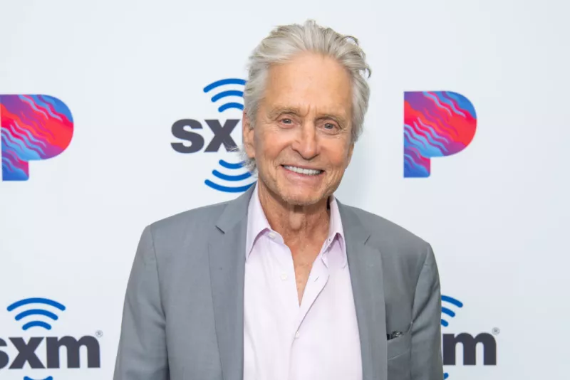 Michael Douglas Visits The SiriusXM Hollywood Studios In Los Angeles