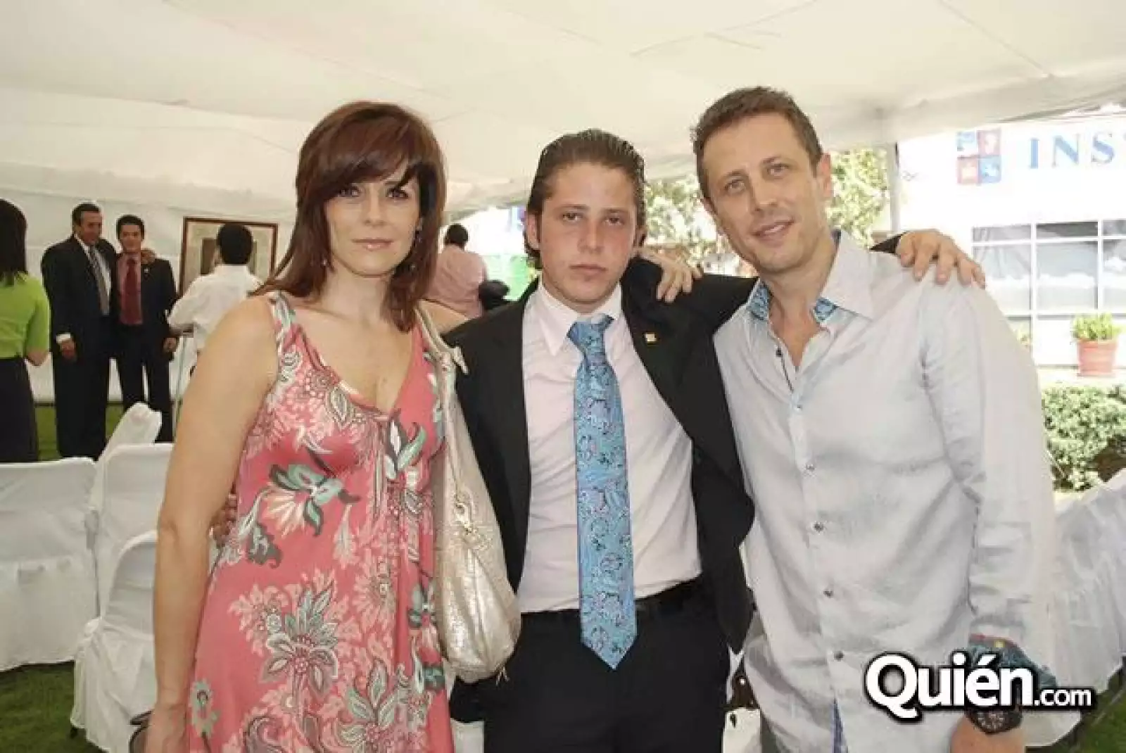 Rosy de Abugaber,Álvaro Abugaber y Jesús Abugaber