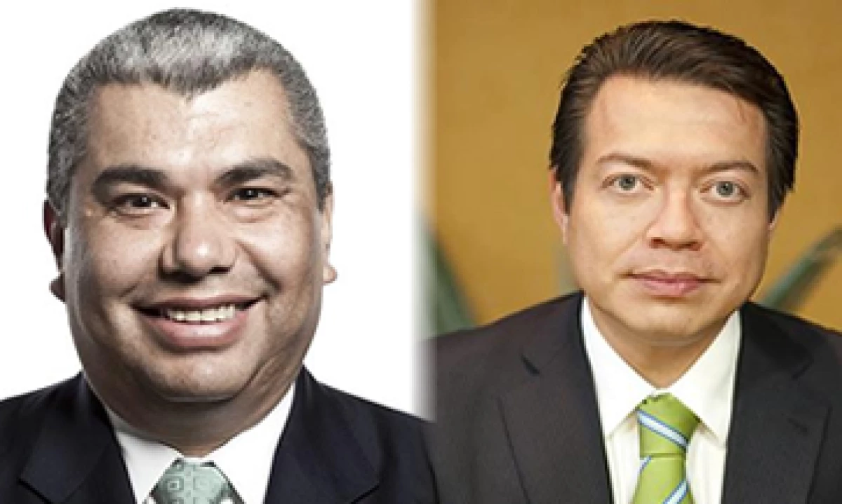 Javier López Zavala -izq- y Mario Delgado -der-. (Foto: Especial / Cortesía ADN Político)