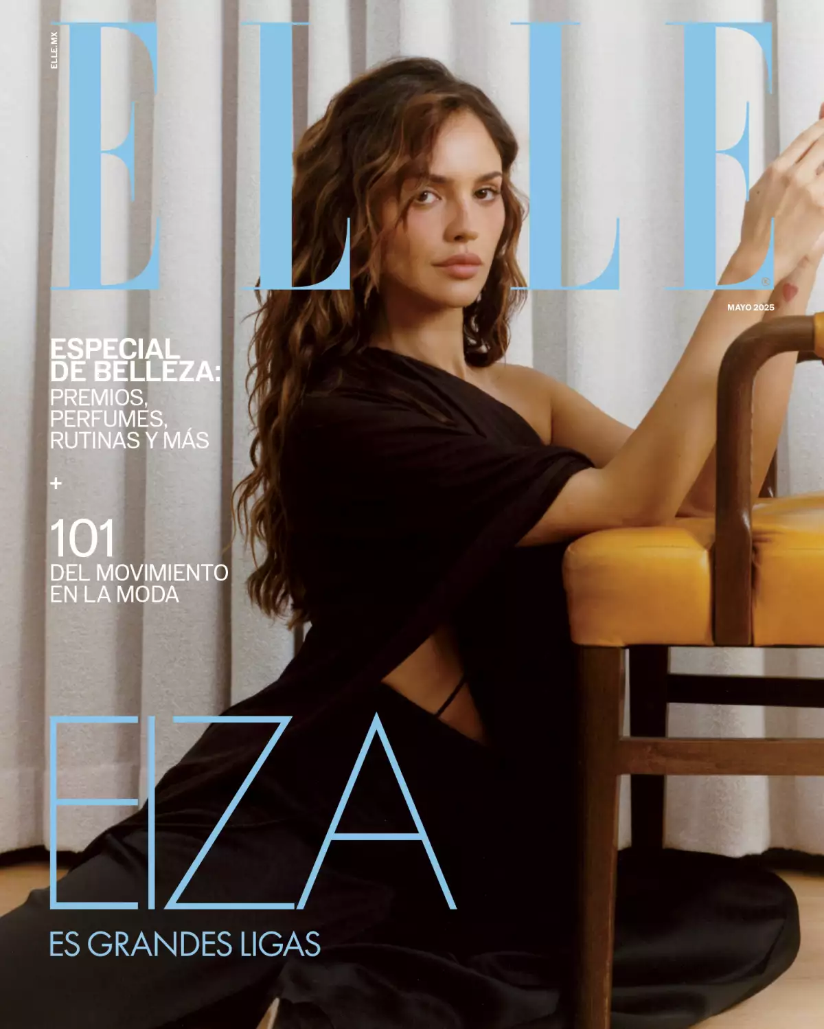 Eiza Gonzalez protagoniza la portada de mayo de ELLE México. Total look BOSS
