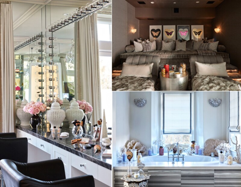 La menor de las Kardashian es amante de la decoración sofisticada.