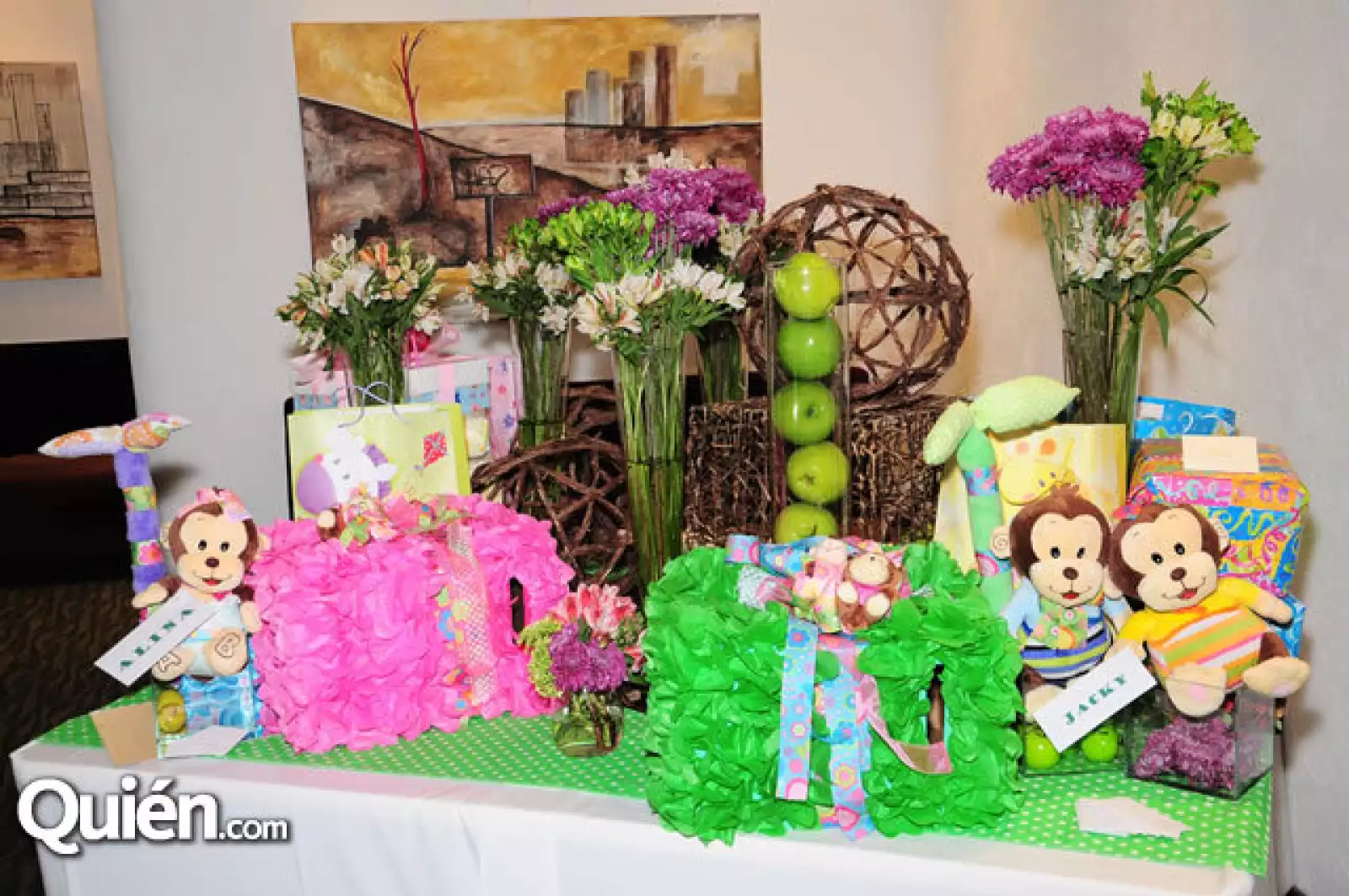 La decoración para las hermanas Bracamontes