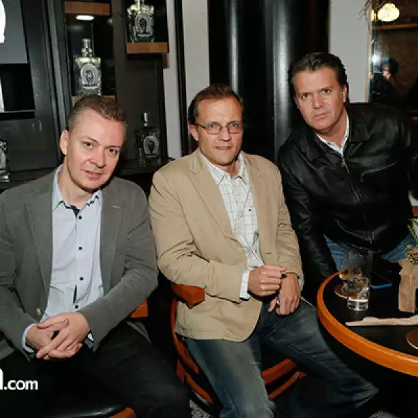 Jorge Ibarra,Tomas Lange y Enrique Gavica