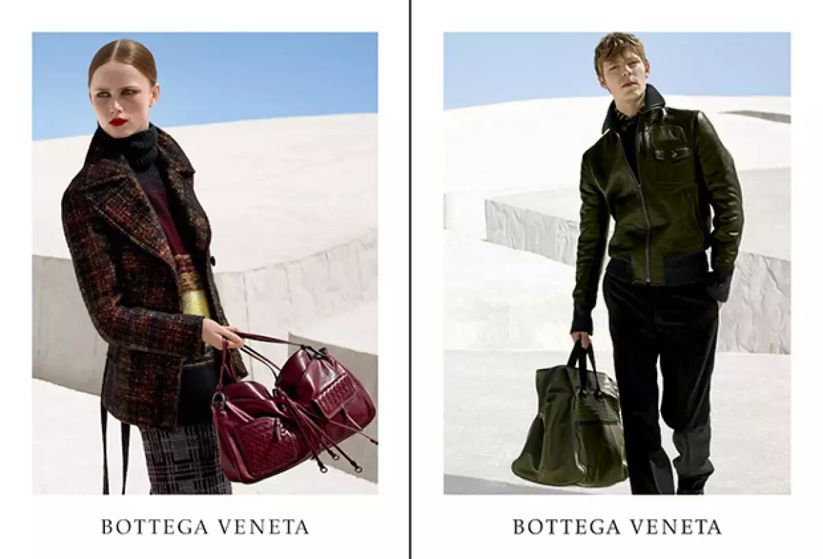 Los modelos Simon Fitskie y Rianne Van Rompaey, fueron una pieza más para lograr el increíble resultado.