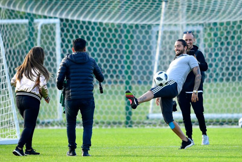 Maluma con la Selección Mexicana
