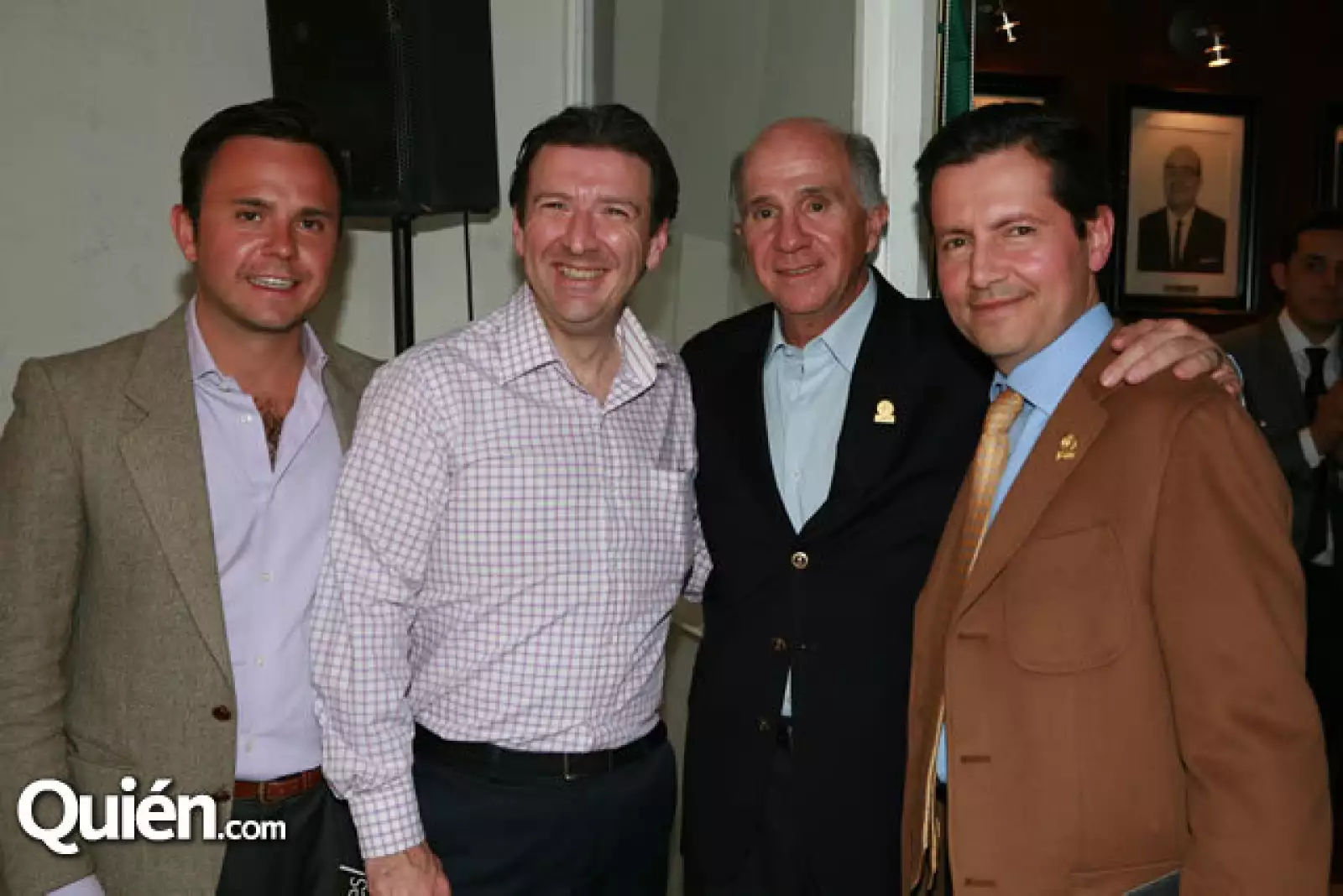 Francisco Mijares, Paolo Pagnozz, Francisco Mijares y Federico Fernández Quiroz