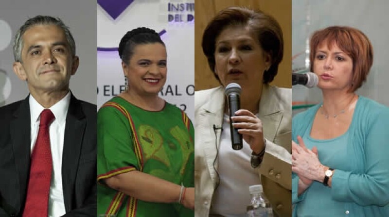 Candidatos al GDF