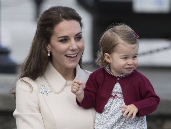 KAte middleton y Charlotte