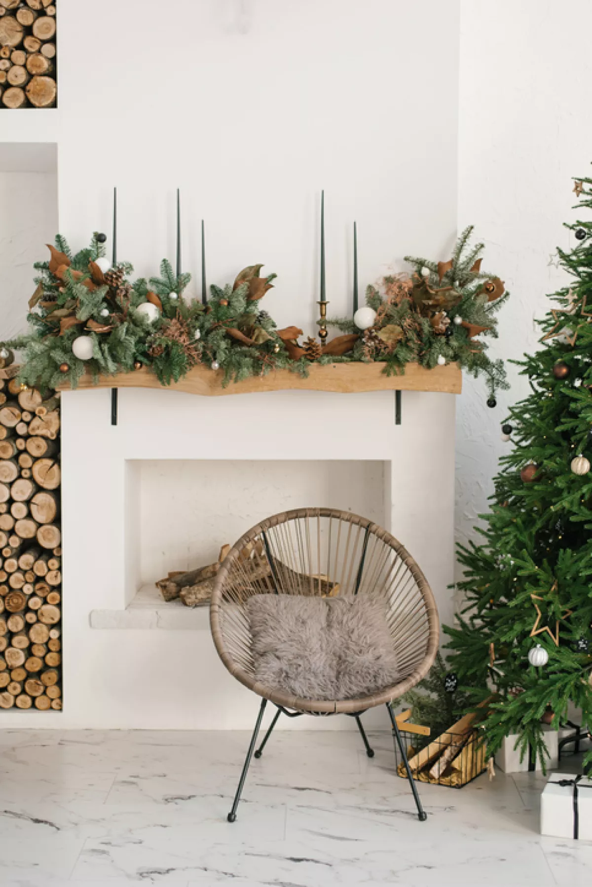 Christmas and New Year decor.