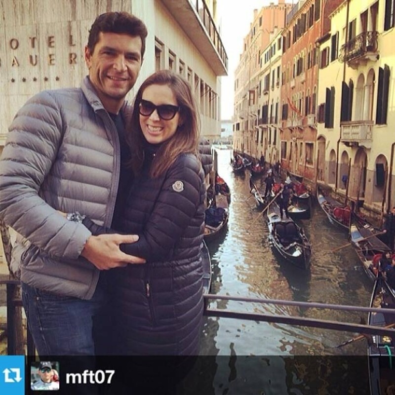 Jacky y Martín disfrutando de su segunda luna de miel en Italia.