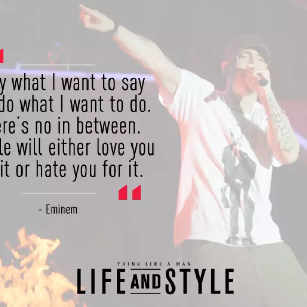 En las palabras de Eminem (Getty Images)