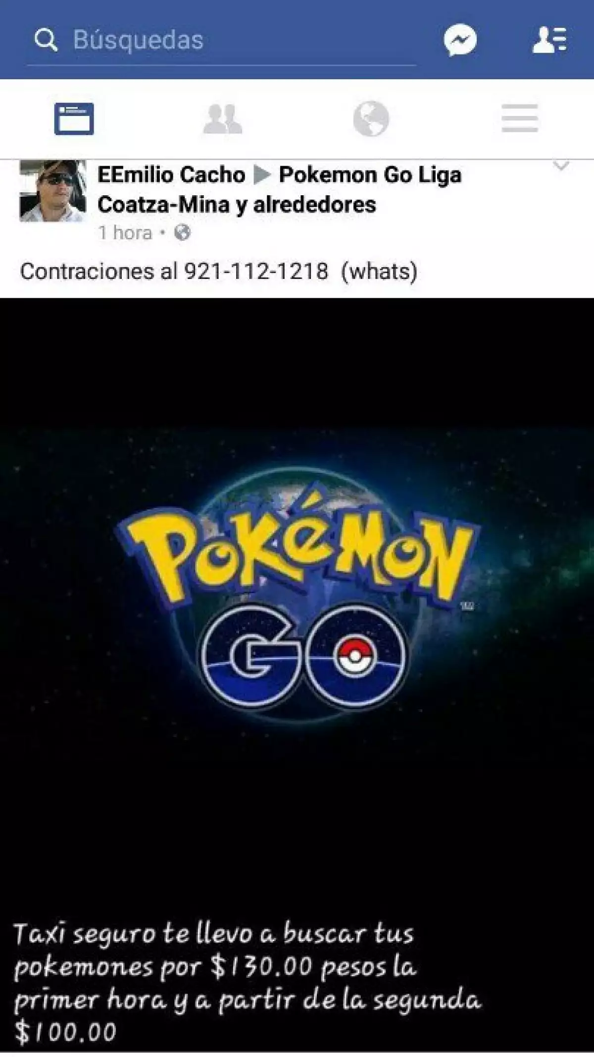 Taxistas ofrecen viajes por 130 pesos la hora para recorrer la ciudad en busca de Pokémon.
