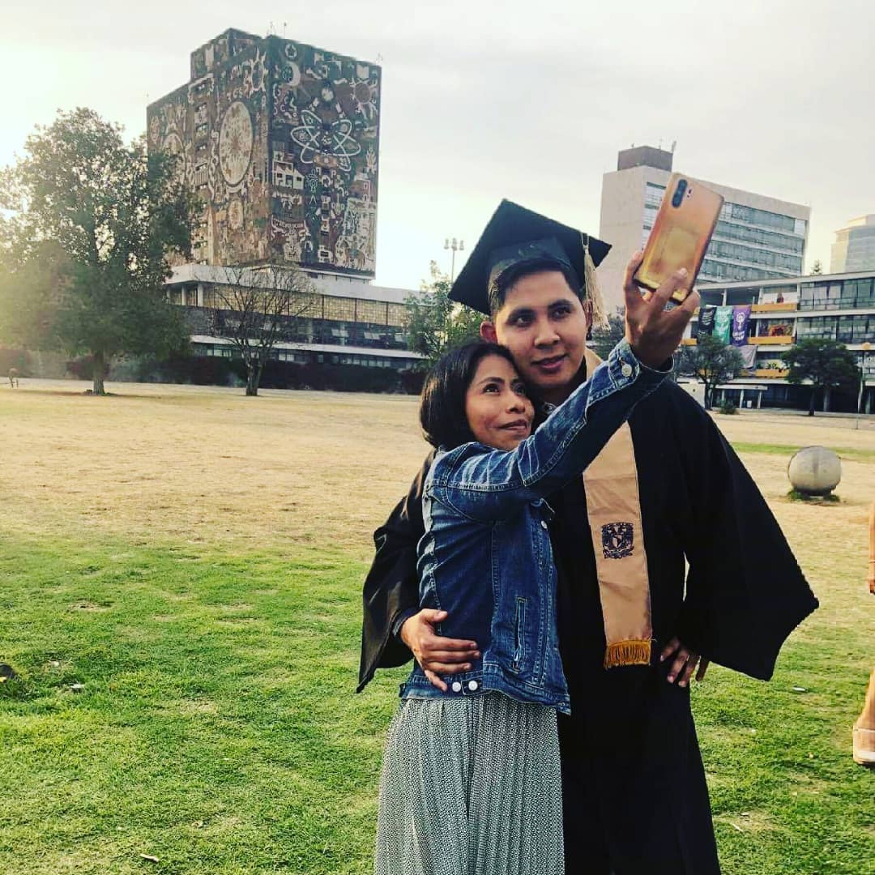 Yalitza Aparicio y su novio Andre Montes