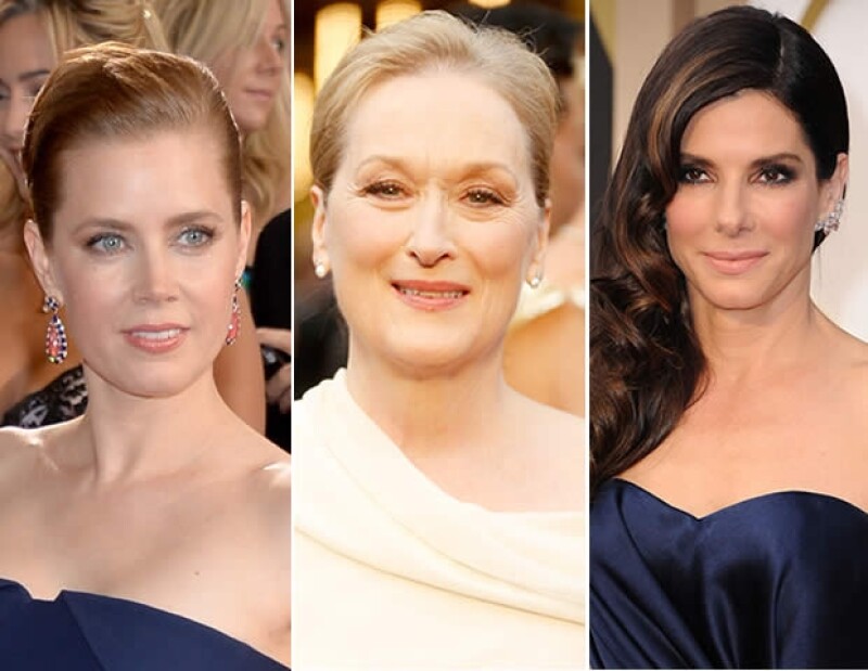 Meryl Streep luce femenina y natural.