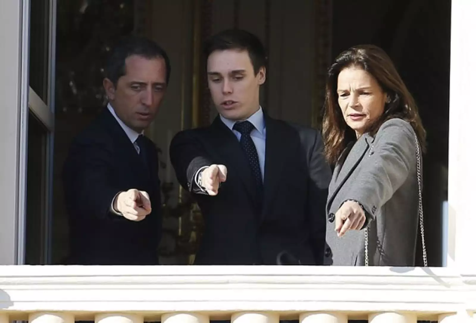 Gad Elmaleh, Louis Ducruet y Estefanía de Mónaco.