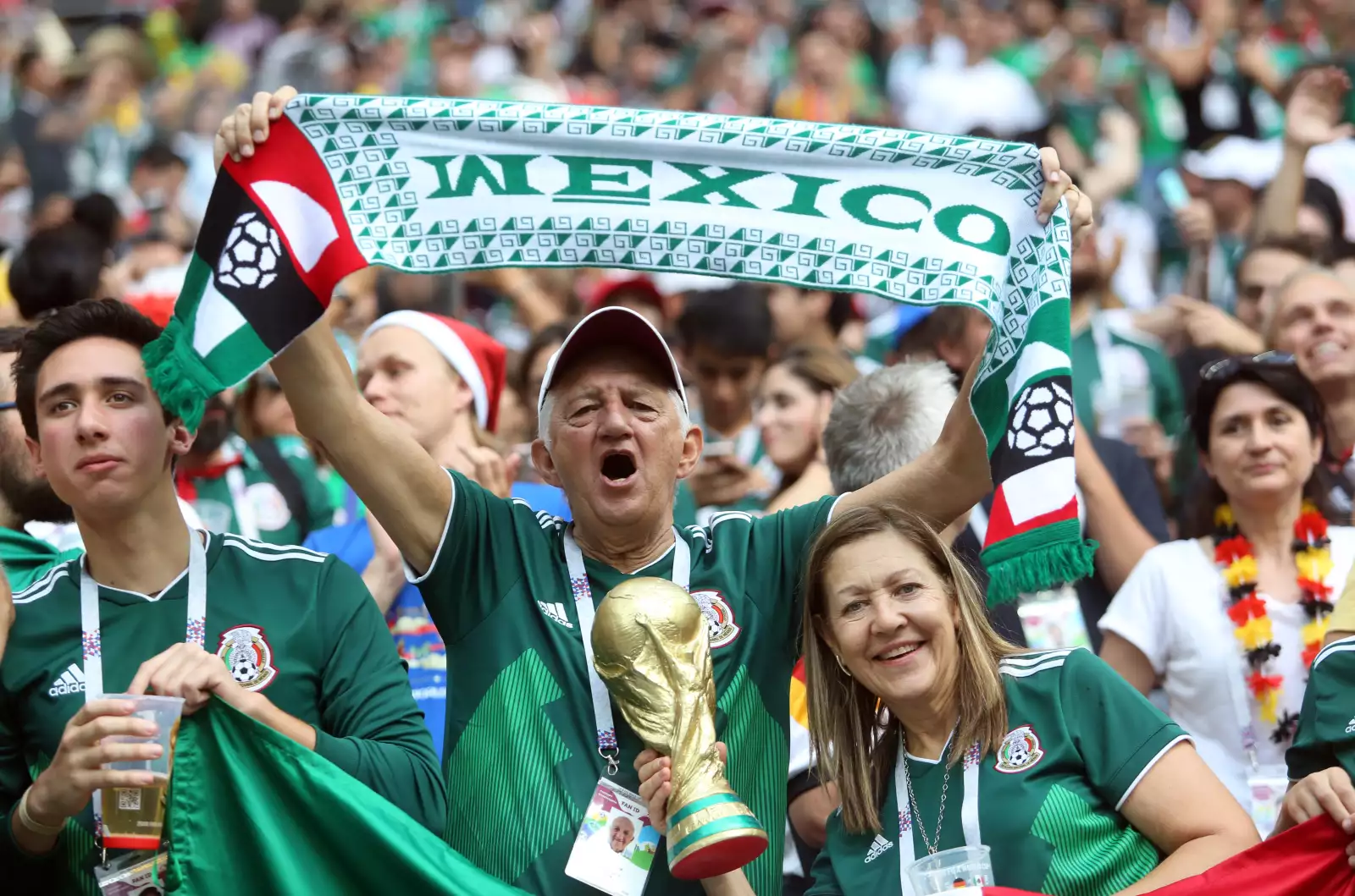 Mexicanos en el Mundial de Rusia2018.