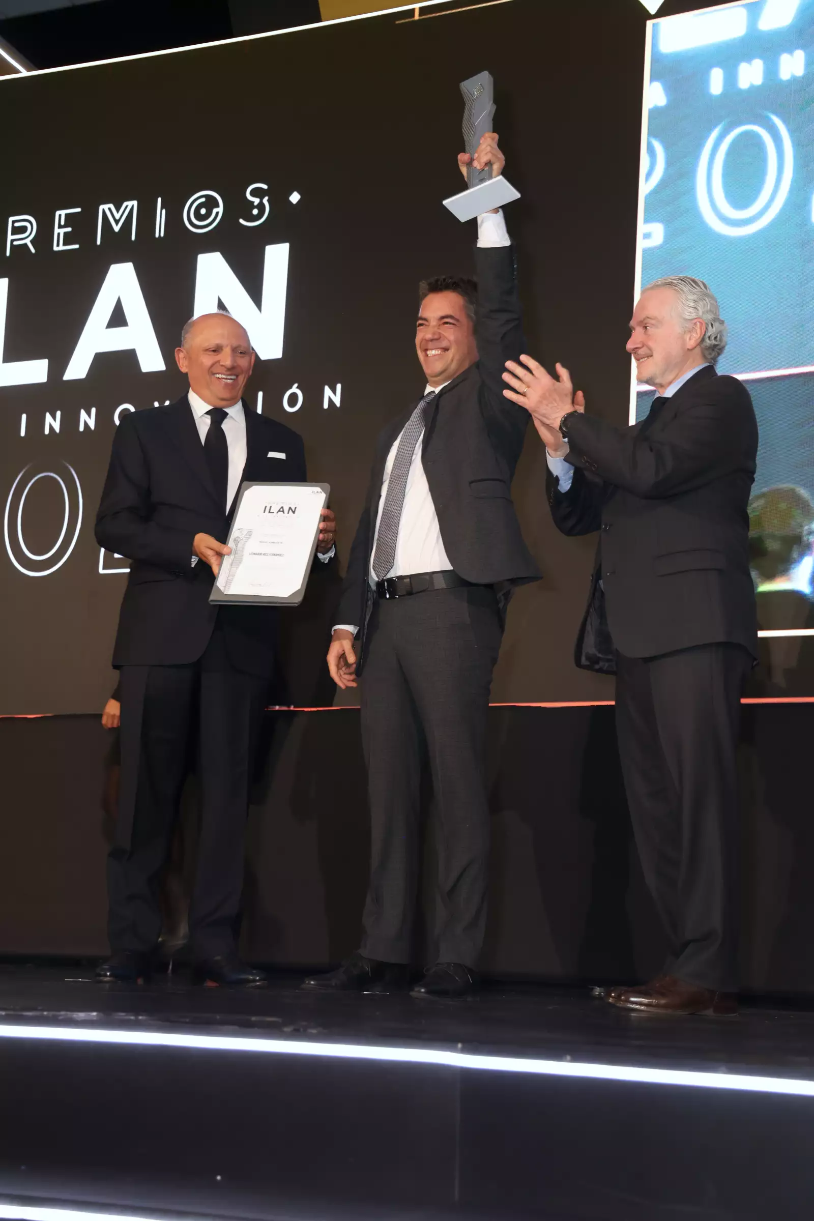 Isaac Assa, Leonardo Rico Fernández y Santiago Creel 