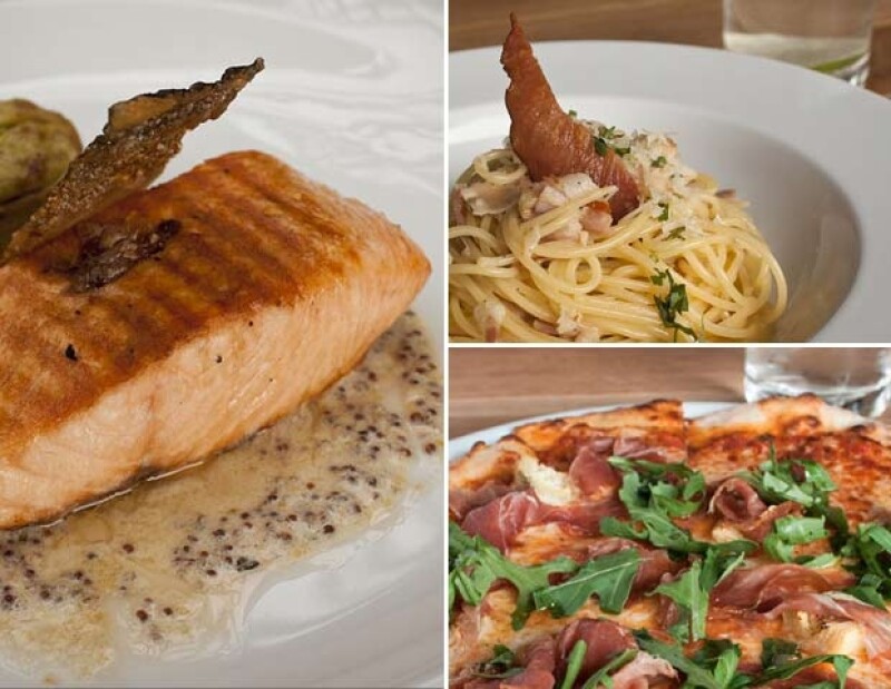 Platillos italianos fusionados con la cocina contemporánea.