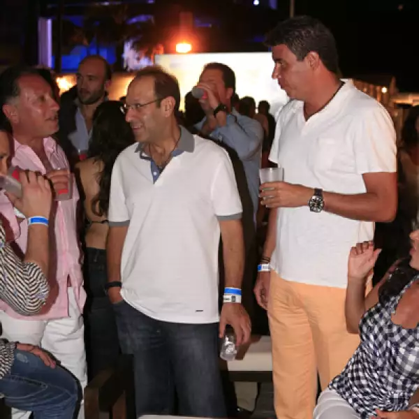 Tito Kuri, Marco Antonio Slim y Arturo Elías Ayub