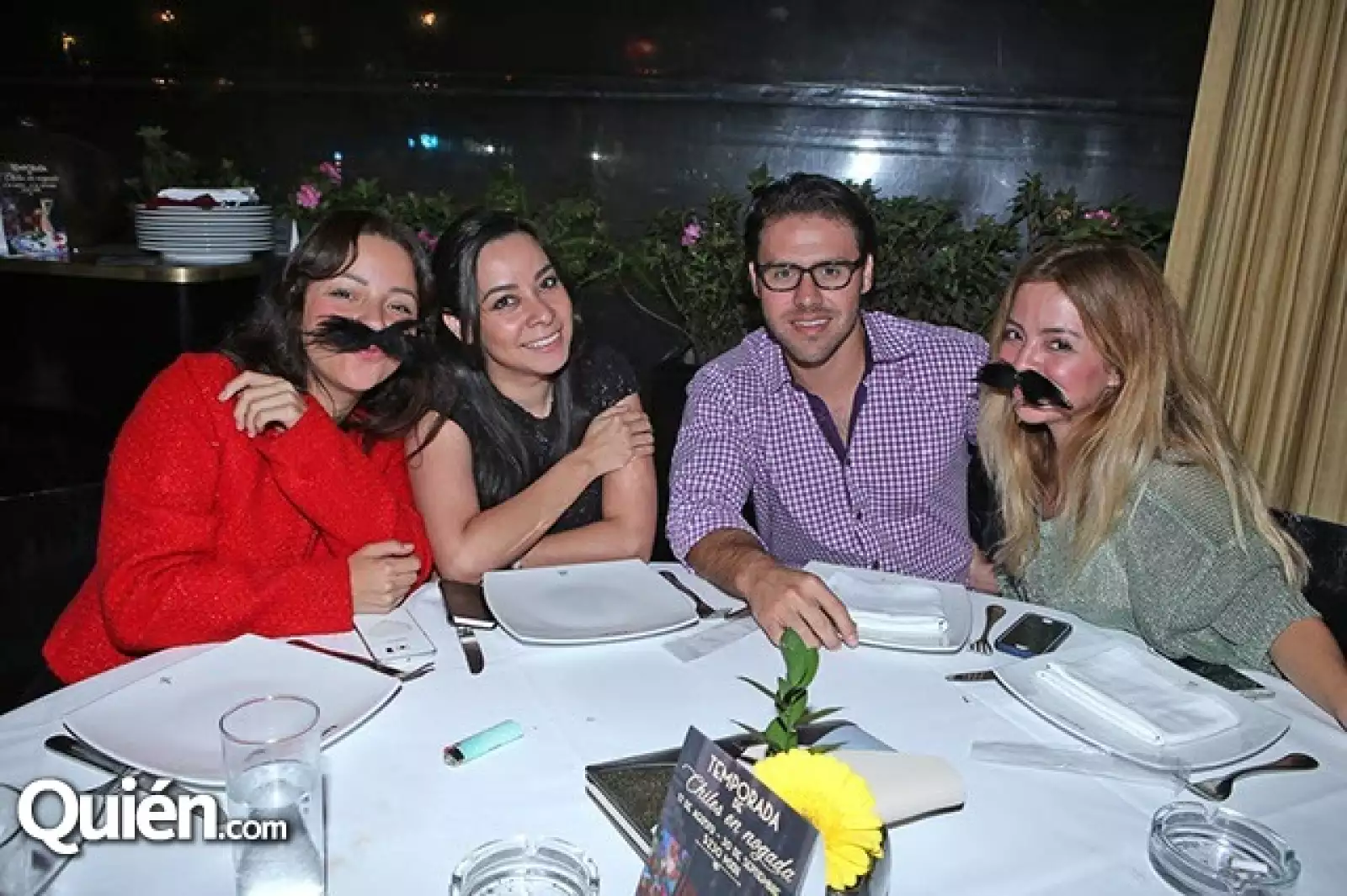 Julieta Cisneros,Priscila Flores,Gabriel García y Bogart Adán