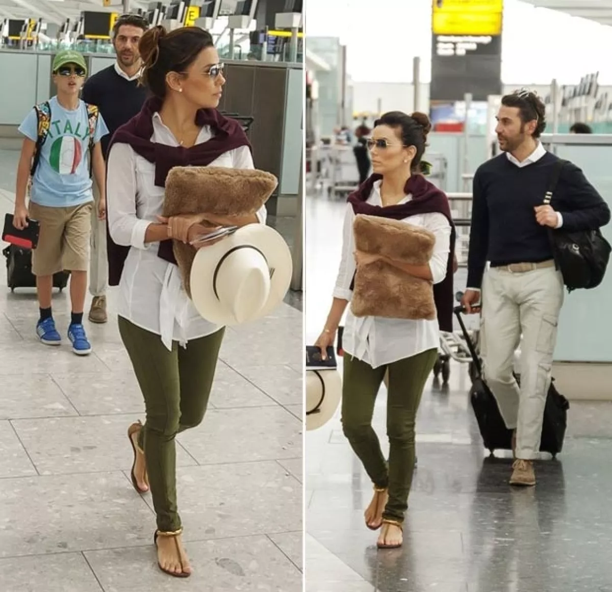 No son de esas parejas que uno espera al otro en casa. Viajan constantemente para no perder contacto.